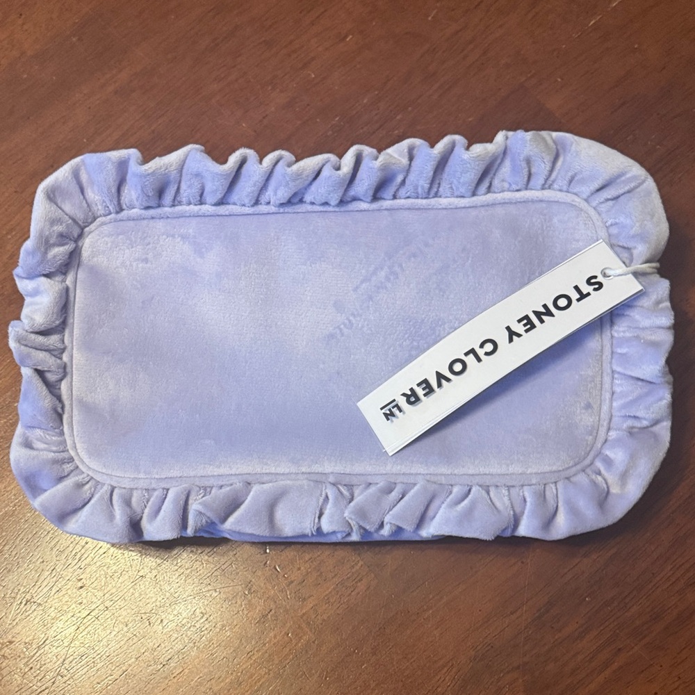Stoney Clover Lane Lavender Ruffle Pouch